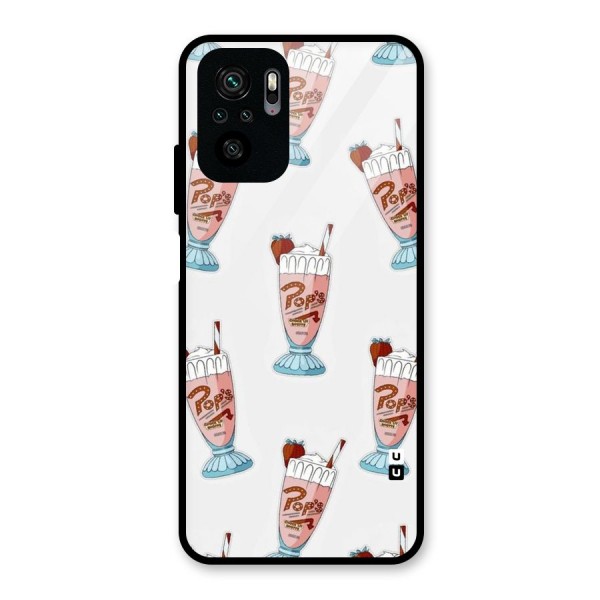 Shake Design Glass Back Case for Redmi Note 10