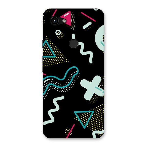 Shapes Pattern Back Case for Google Pixel 3a XL