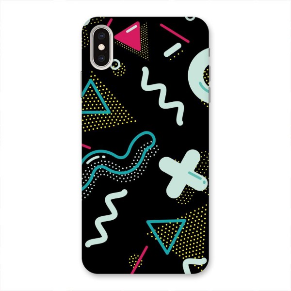 Shapes Pattern Back Case for iPhone XS Max