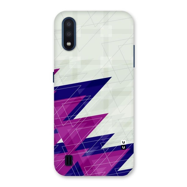 Sharp Abstract Design Back Case for Galaxy M01