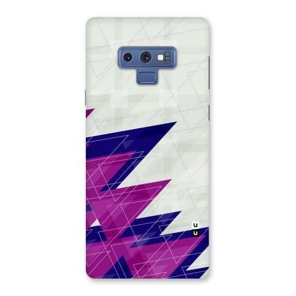 Sharp Abstract Design Back Case for Galaxy Note 9