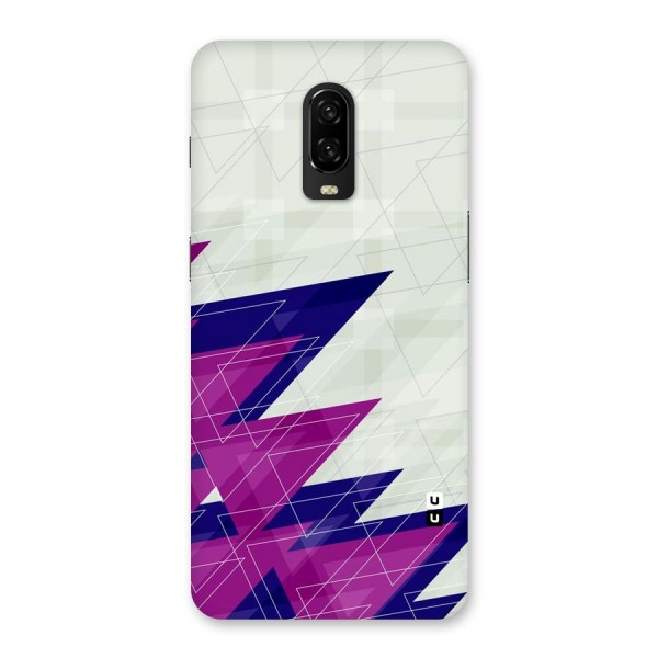 Sharp Abstract Design Back Case for OnePlus 6T