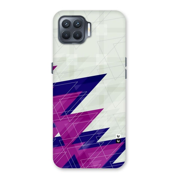 Sharp Abstract Design Back Case for Oppo F17 Pro