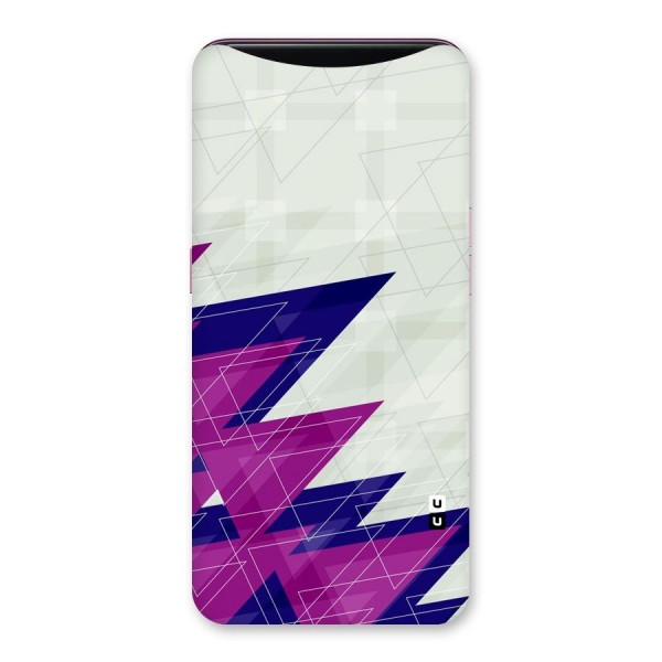 Sharp Abstract Design Back Case for Oppo Find X