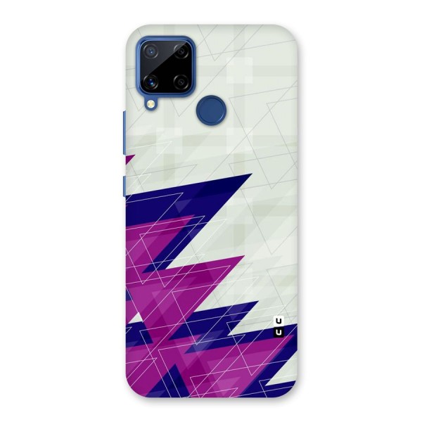 Sharp Abstract Design Back Case for Realme C12