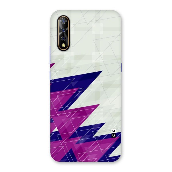 Sharp Abstract Design Back Case for Vivo S1