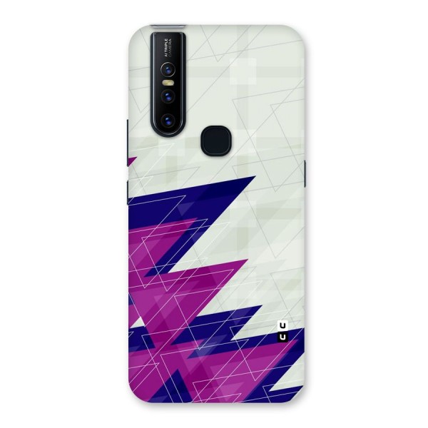 Sharp Abstract Design Back Case for Vivo V15