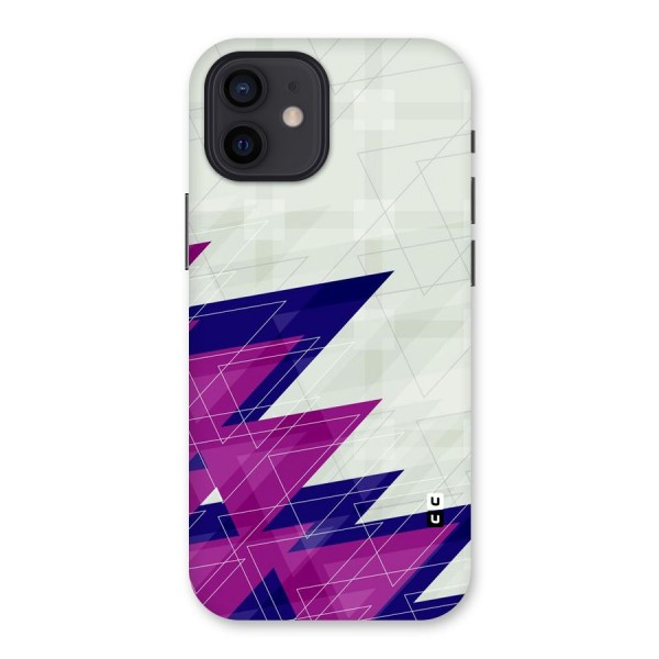 Sharp Abstract Design Back Case for iPhone 12