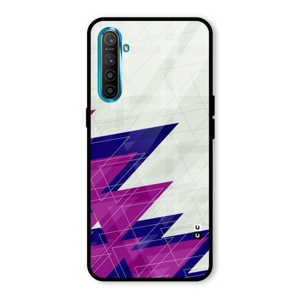 Sharp Abstract Design Glass Back Case for Realme XT