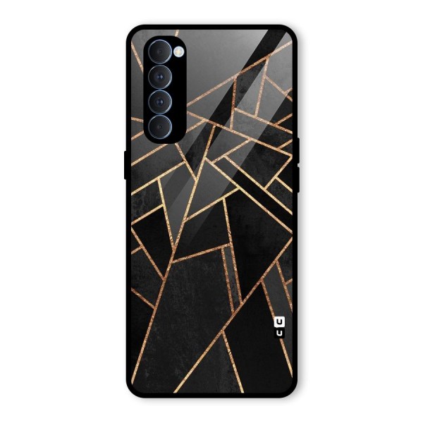 Sharp Tile Glass Back Case for Oppo Reno4 Pro