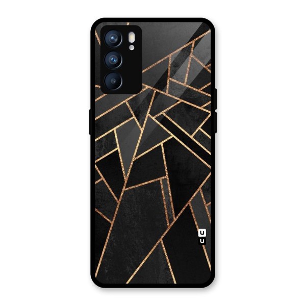 Sharp Tile Glass Back Case for Oppo Reno6 5G