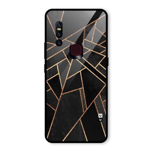 Sharp Tile Glass Back Case for Vivo V15