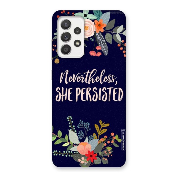 She Persisted Back Case for Galaxy A52