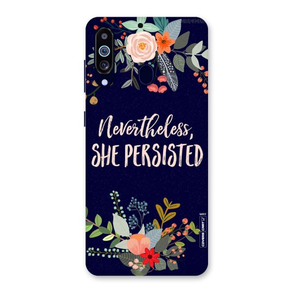 She Persisted Back Case for Galaxy A60