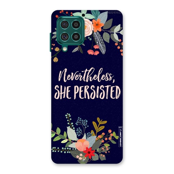 She Persisted Back Case for Galaxy F62