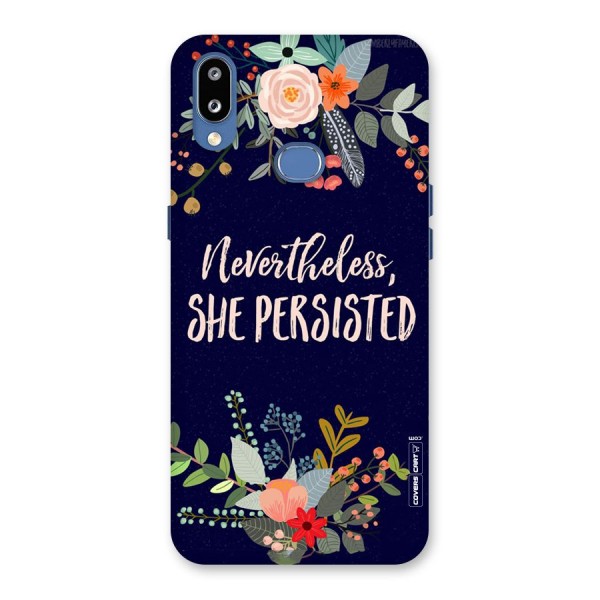 She Persisted Back Case for Galaxy M01s