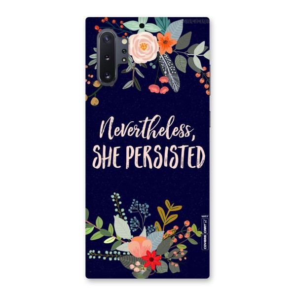 She Persisted Back Case for Galaxy Note 10 Plus