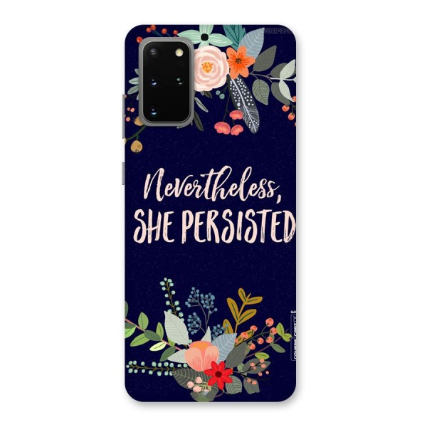 She Persisted Back Case for Galaxy S20 Plus