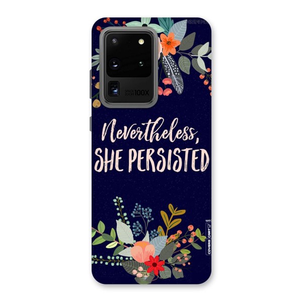 She Persisted Back Case for Galaxy S20 Ultra