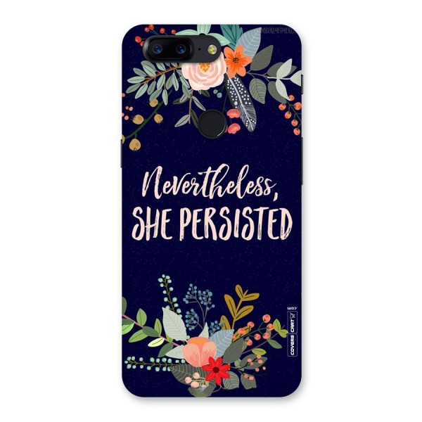 She Persisted Back Case for OnePlus 5T