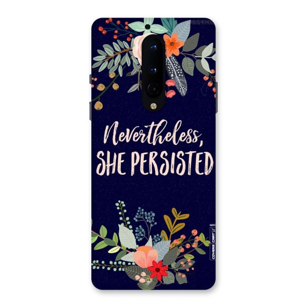 She Persisted Back Case for OnePlus 8