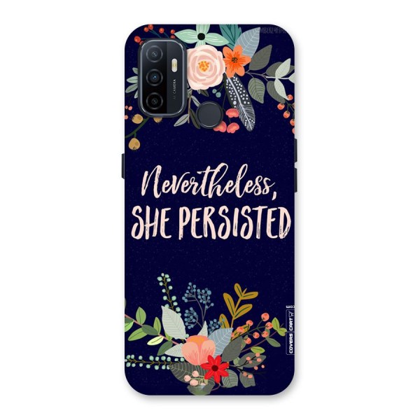 She Persisted Back Case for Oppo A53