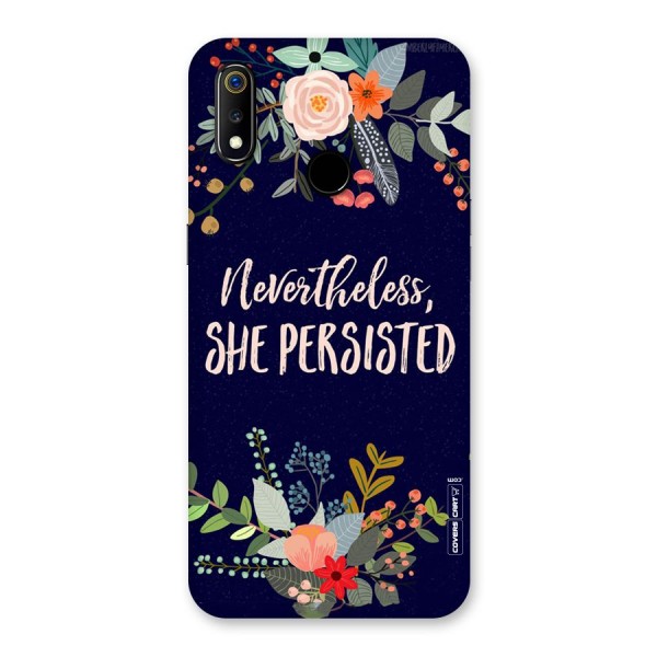 She Persisted Back Case for Realme 3