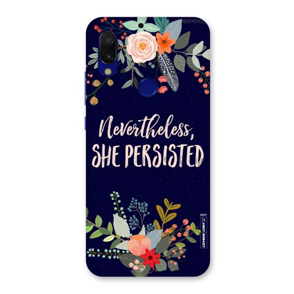 She Persisted Back Case for Redmi Y3