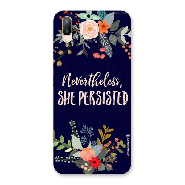 She Persisted Back Case for Vivo V11 Pro