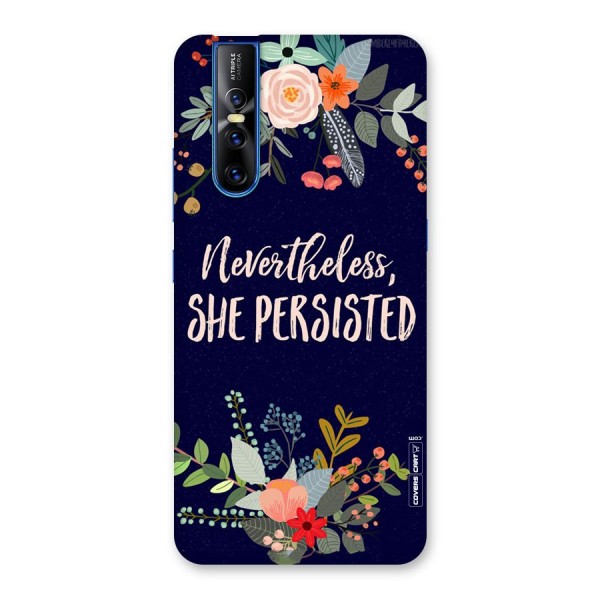 She Persisted Back Case for Vivo V15 Pro