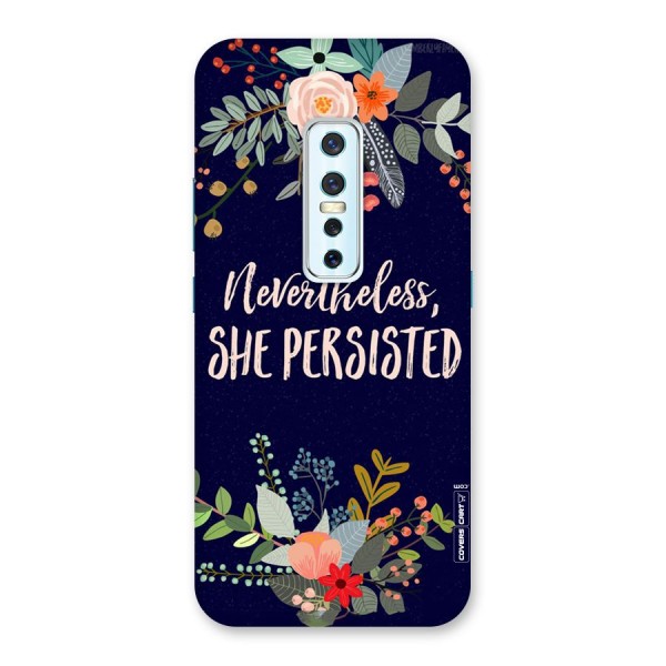 She Persisted Back Case for Vivo V17 Pro