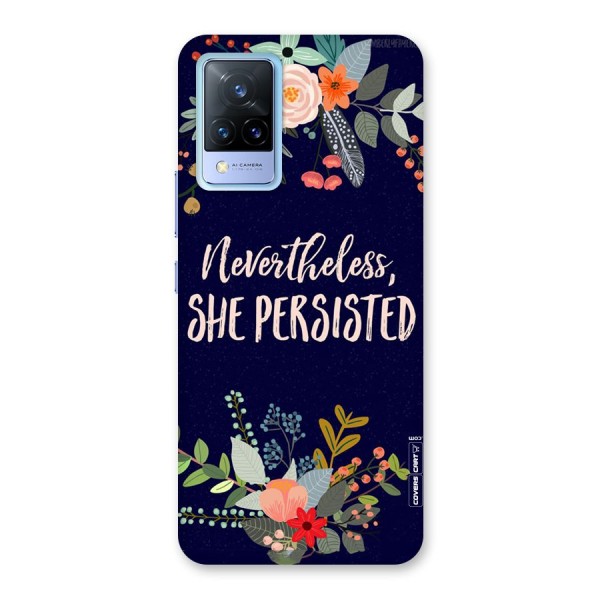 She Persisted Back Case for Vivo V21 5G