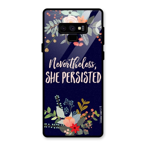 She Persisted Glass Back Case for Galaxy Note 9