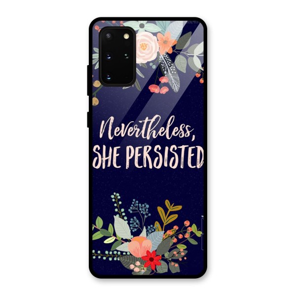 She Persisted Glass Back Case for Galaxy S20 Plus