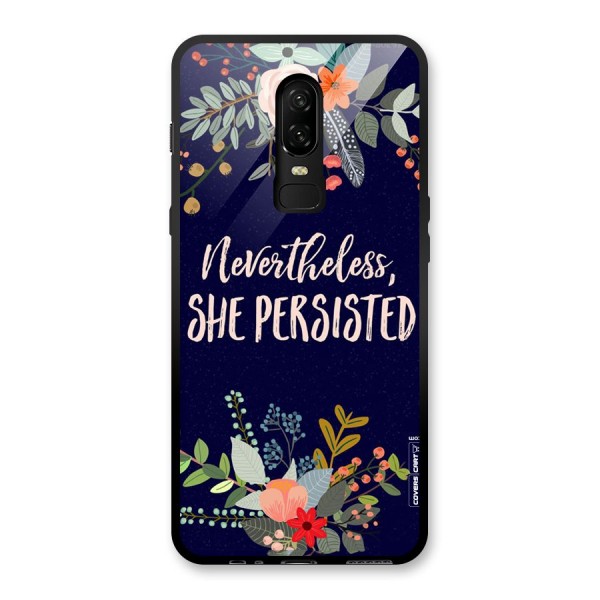 She Persisted Glass Back Case for OnePlus 6