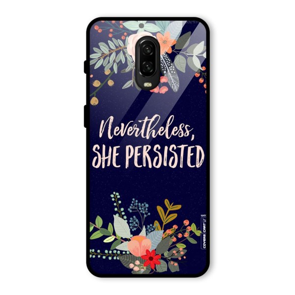 She Persisted Glass Back Case for OnePlus 6T