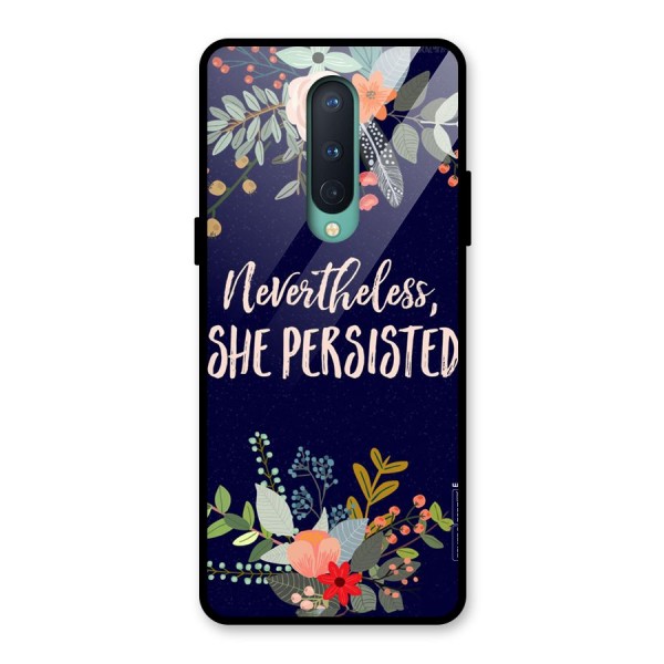 She Persisted Glass Back Case for OnePlus 8