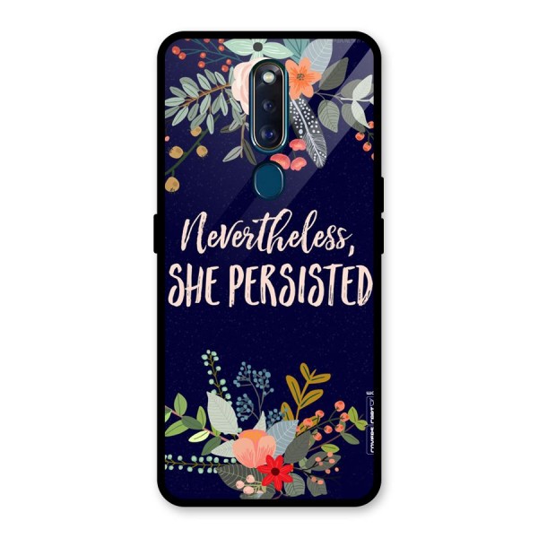 She Persisted Glass Back Case for Oppo F11 Pro