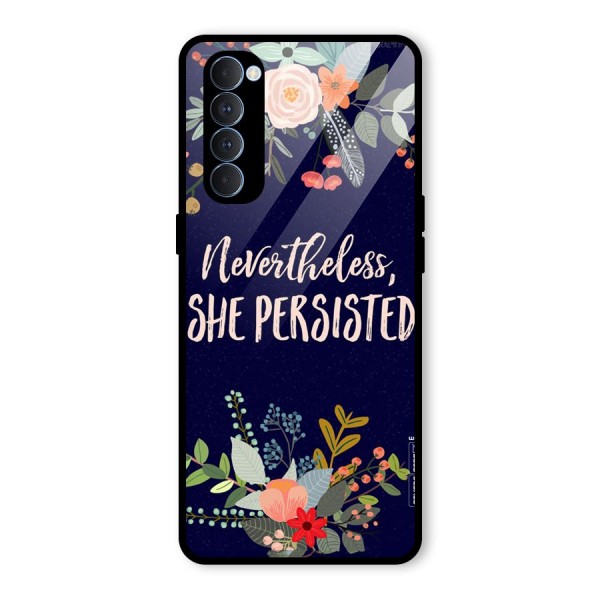 She Persisted Glass Back Case for Oppo Reno4 Pro