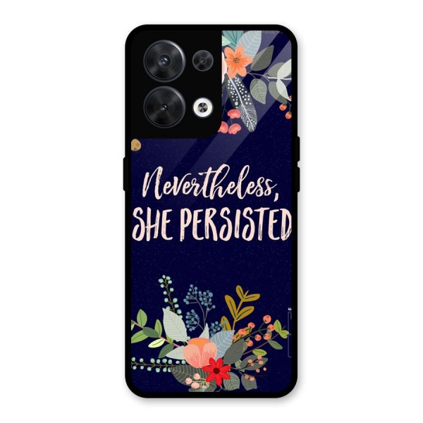 She Persisted Glass Back Case for Oppo Reno8 5G