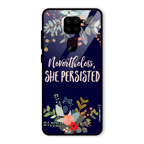 She Persisted Glass Back Case for Redmi Note 9