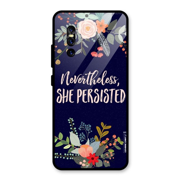 She Persisted Glass Back Case for Vivo V15 Pro