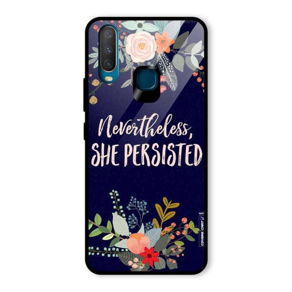 She Persisted Glass Back Case for Vivo Y15