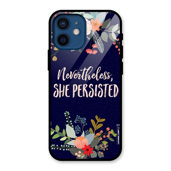 She Persisted Glass Back Case for iPhone 12 Mini