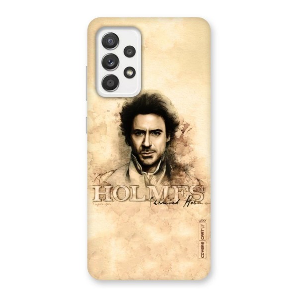 Sherlock Holmes Fan Art Back Case for Galaxy A52