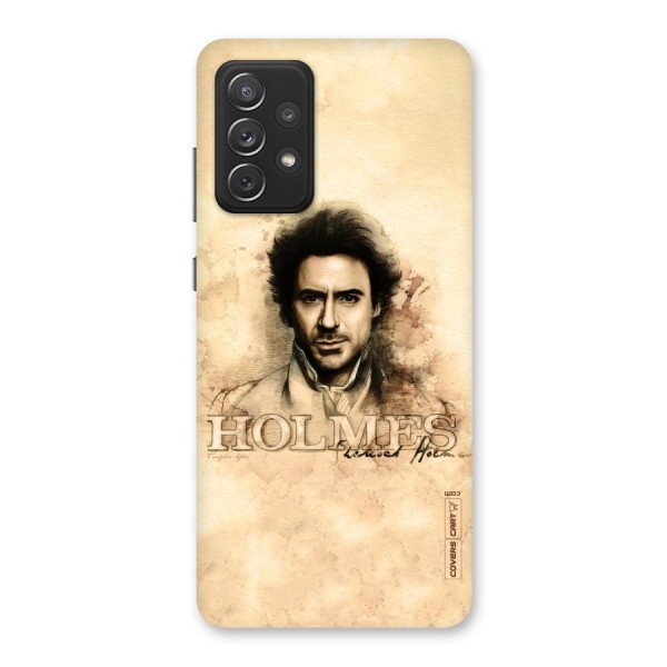 Sherlock Holmes Fan Art Back Case for Galaxy A72