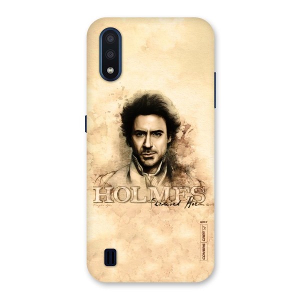 Sherlock Holmes Fan Art Back Case for Galaxy M01