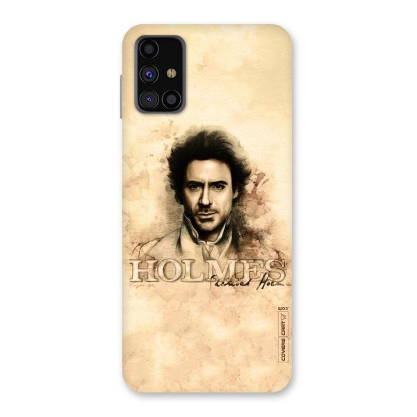 Sherlock Holmes Fan Art Back Case for Galaxy M31s