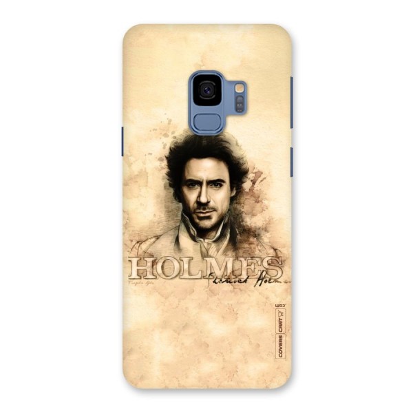 Sherlock Holmes Fan Art Back Case for Galaxy S9