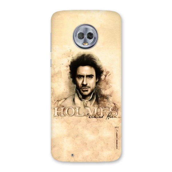 Sherlock Holmes Fan Art Back Case for Moto G6